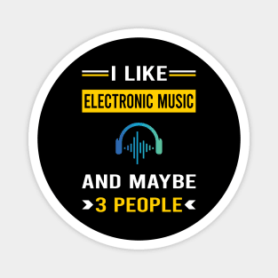 3 People Electronic Music Magnet